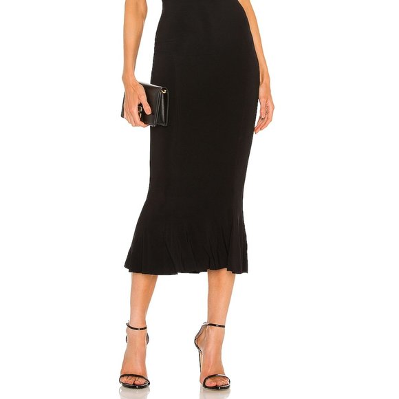 Norma Kamali slip fishtail dress in S - Picture 2 of 5